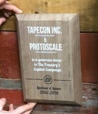 Tapecon and Protoscale Sponsor The Foundry Buffalo